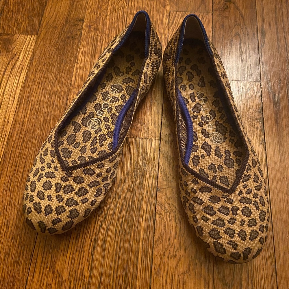 Rothy’s Leopard Flat Shoes